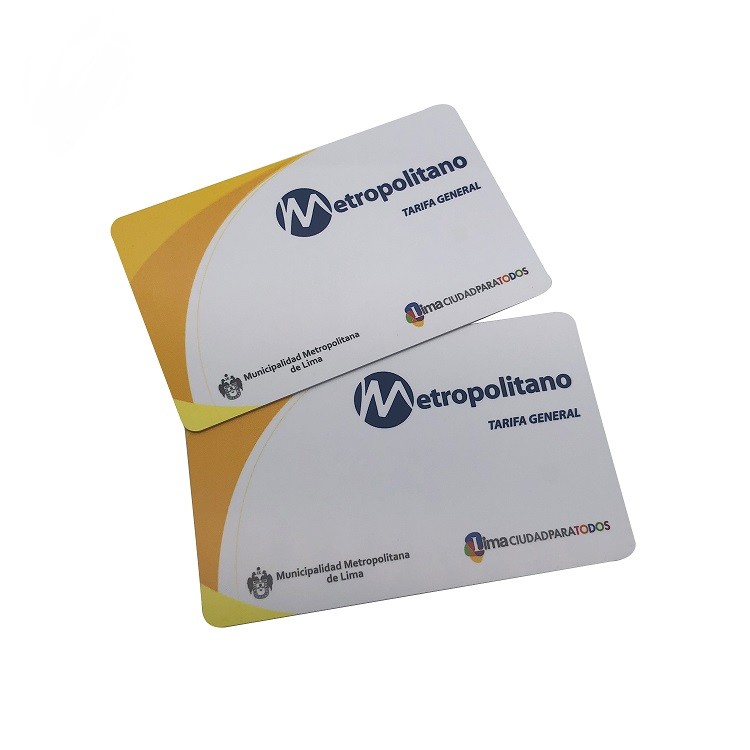 SRI512 White Plastic Smart Card ISO 14443 B 13.56MHZ 0.8mm - 0.84mm Thickness