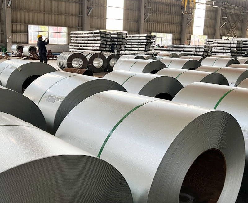 Z225 0.75mm 1200mm Matt Hot Dip Galvanised Steel GI Coils For Rolling Door DX51D Commercial Quality S320GD Skin Passed
