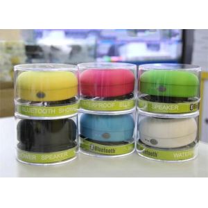 Custom Waterproof Wireless Bluetooth Speakers / Sucker Wireless Speaker For