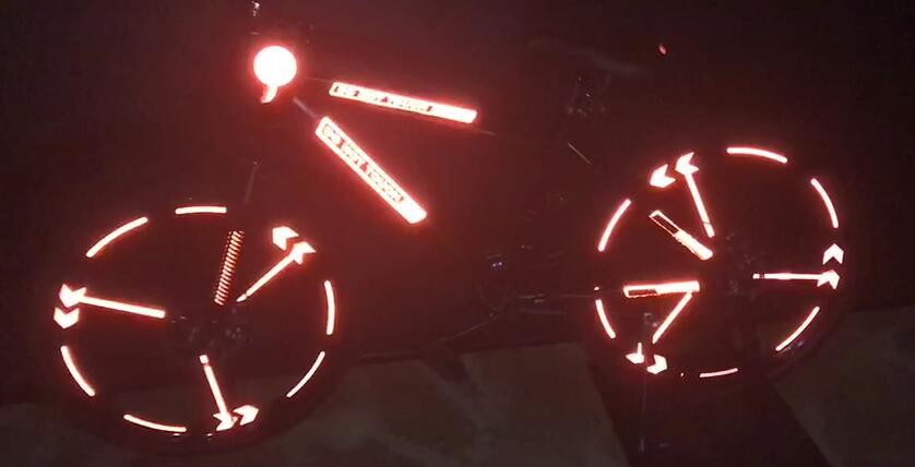 Helmet Bicycle Reflective Stickers Colorful Custom Decal Stickers