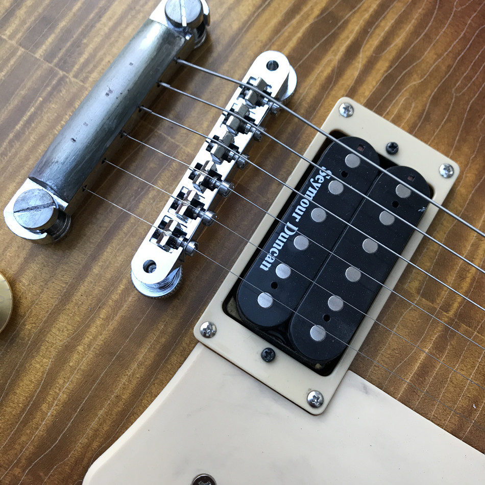 Relic standard LP electric guitar, Tobacco burst, Tune-o-Matic bridge relic electric guitar, free shipping