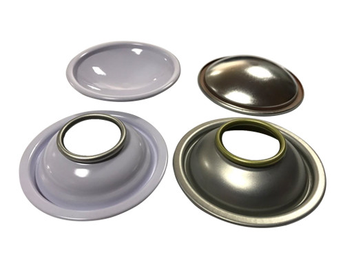 Customize Empty Aerosol Can Components Top And Bottom Aerosol Can Cone And Dome