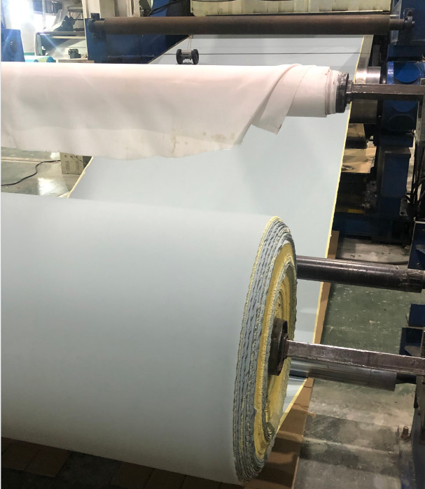 2.0mm Silicon fabric for Gangway meet with fire resistance EN45545 HL3 with 5 layers