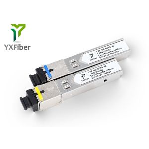 SFP SC bidirectional 3KM 1310nm/1550nm ethernet Fiber Optic Transceiver Module