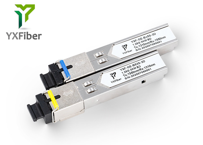 FTTX 1.25G 3km Cisco compaticable SFP BIDI SFP Optical Transceiver Module SC