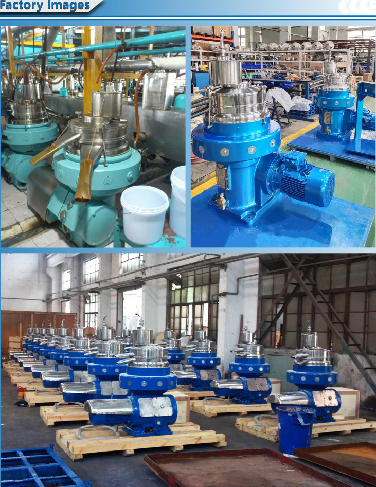 Self Cleaning Centrifugal Virgin Coconut Oil Separator PLC Control