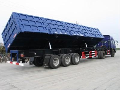 Low Bed Deck Dimension of 12000X2500X1500mm Dump Semi Trailer for Australia Market
