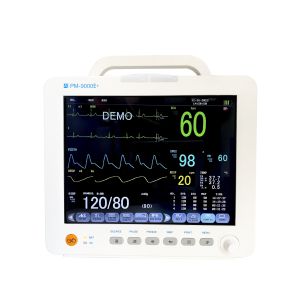 China Multi Parameter Patient Monitor with 1 Year Warranty Class II and 37*21*41CM Dimensions for ICU Room on sale