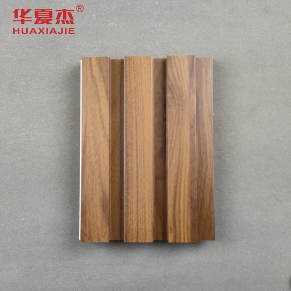 Wood Grain WPC Wall Panel Laminated Wall Panels / Boards Commercial Residential