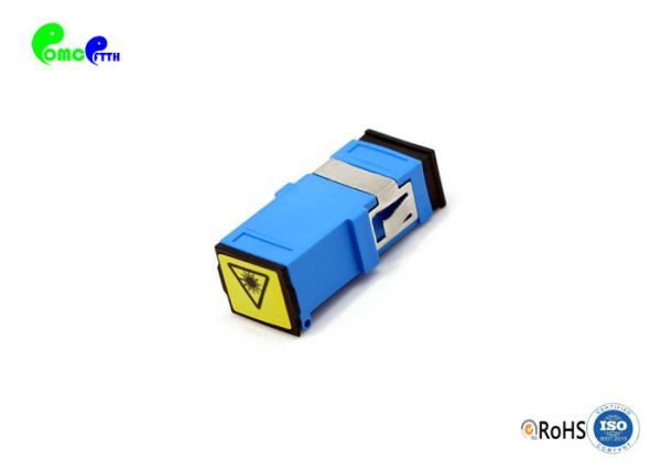 Fiber Optic Adapter SC SM Simplex Reduced Flange With Auto Shutter High