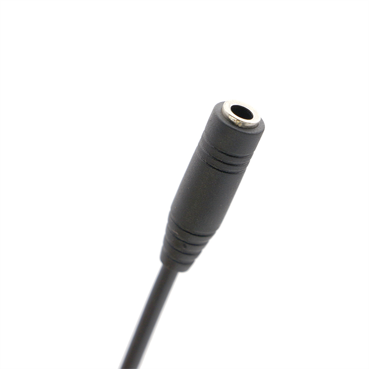 OEM RJ9 RJ10 to Female 3.5mm CTIA Plug Audio Jack Headset Adapter Cable for Telephone
