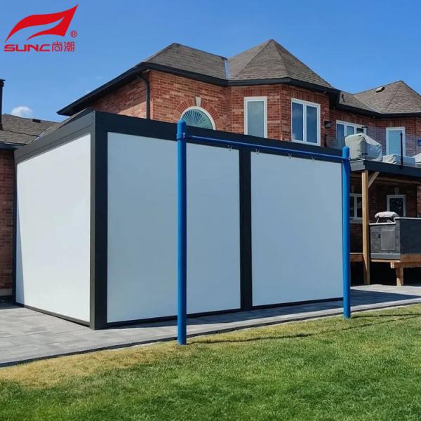 Smartly Crafted Motorized Waterproof Aluminum Pergola For Modern Outdoor Living