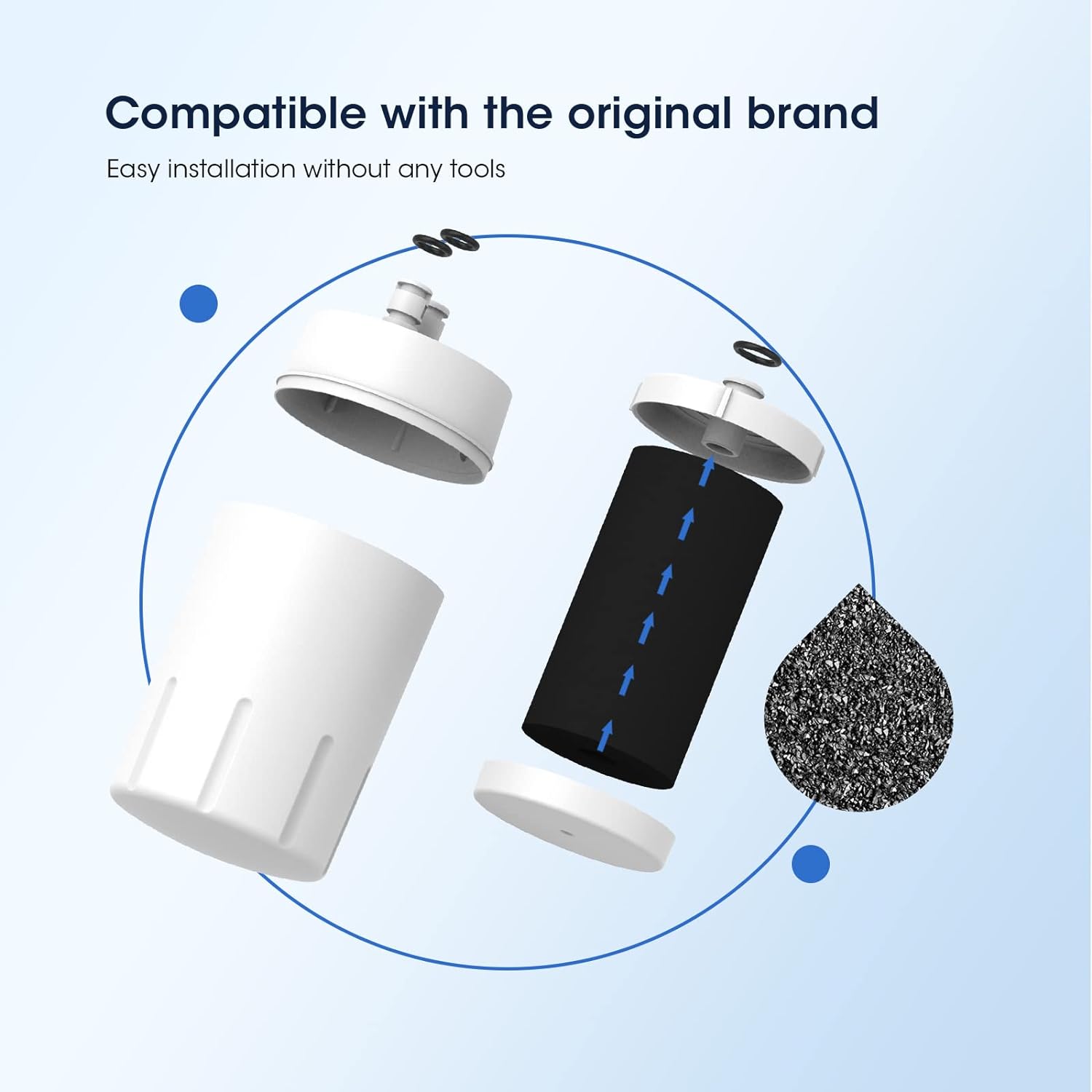 B/rita Faucet Filter B/rita 36311 On Tap Water Filter Replacement for Manual Power Source