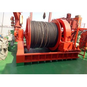 30Ton Slow Speed Winch With Spooling Device Hydraulic Power