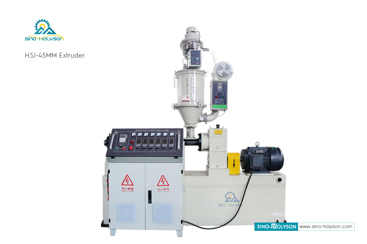 45mm Screw Diameter ABS HDPE/PP Single Screw Extruder Machine