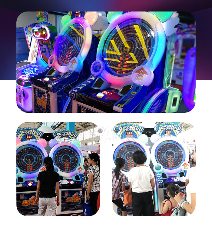 Kid Coin Operated Lottery Game Machine For Ball Games Ticket Game