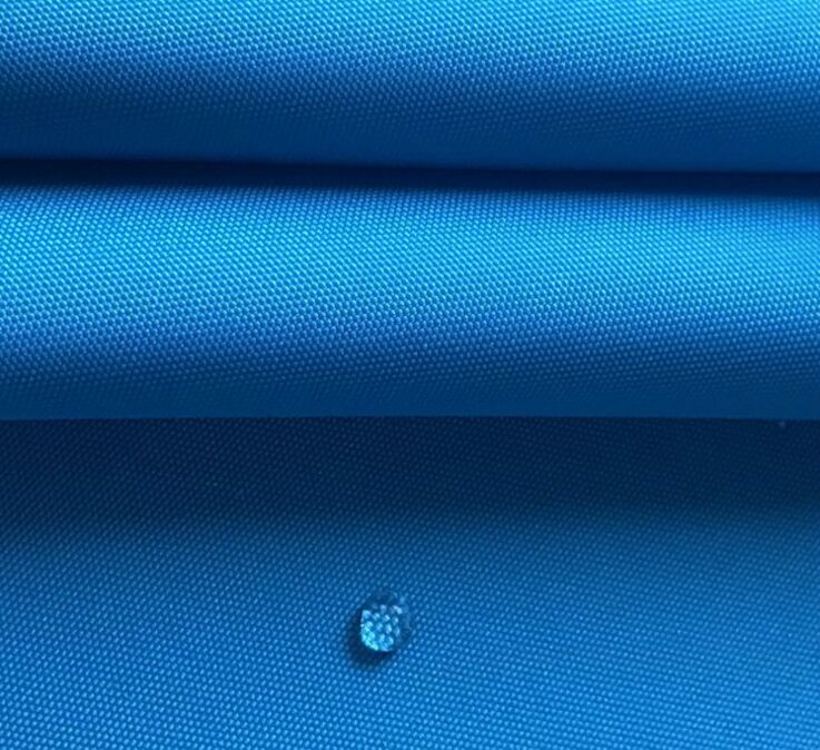 Polyester 300D solution dyed oxford fabric waterproof acrylic coating uv protection for awning, tent, covers