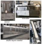Puffed Food Expanded Core Filler Snack Food Extruder Machine 100kg/H