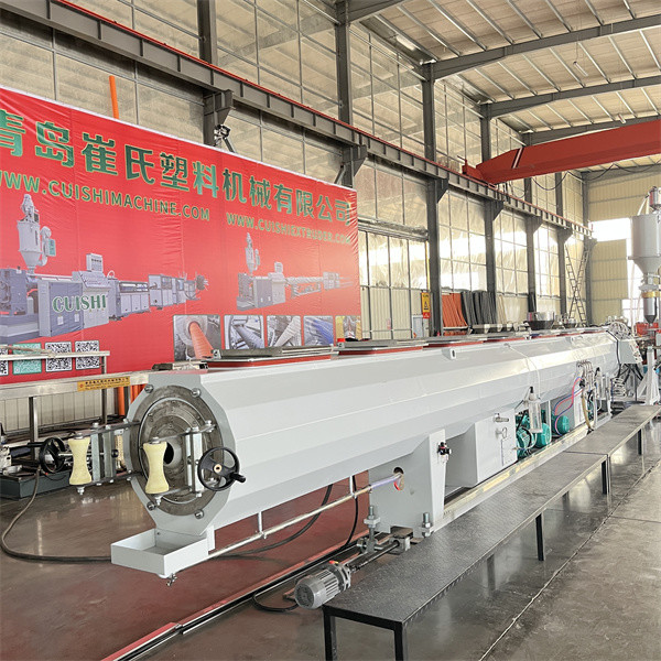 PE Tube Making Machine 90kw Plastic Drainage Pipe Extrusion Line