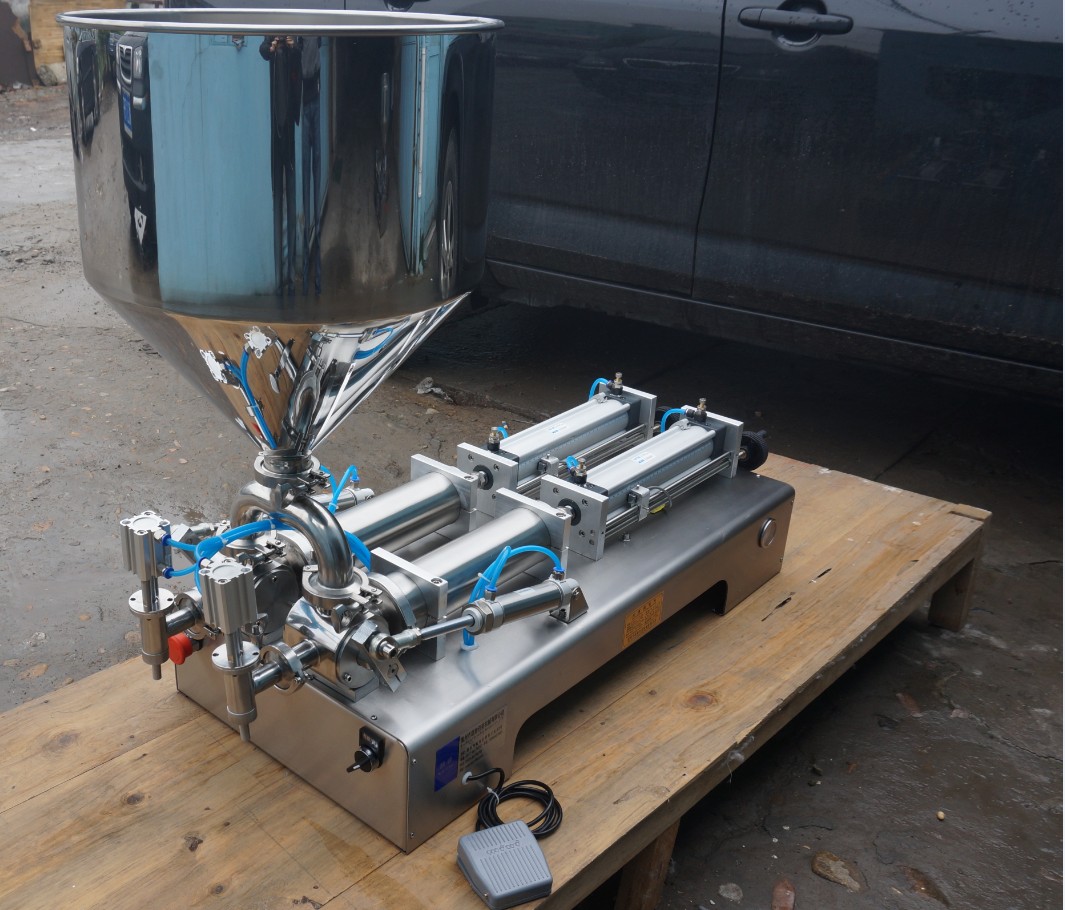 small semi automatic paste filling machine for cream, cheap price