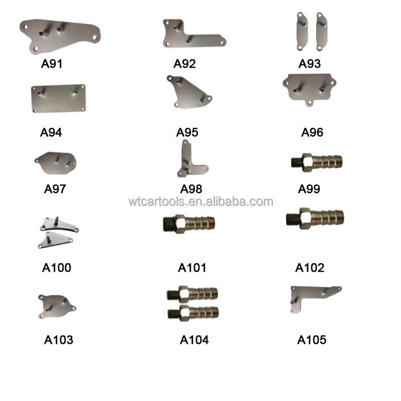 Smooth Operation 119pcs ATF Transmission Fluid Adapter Fresh Aluminum Board