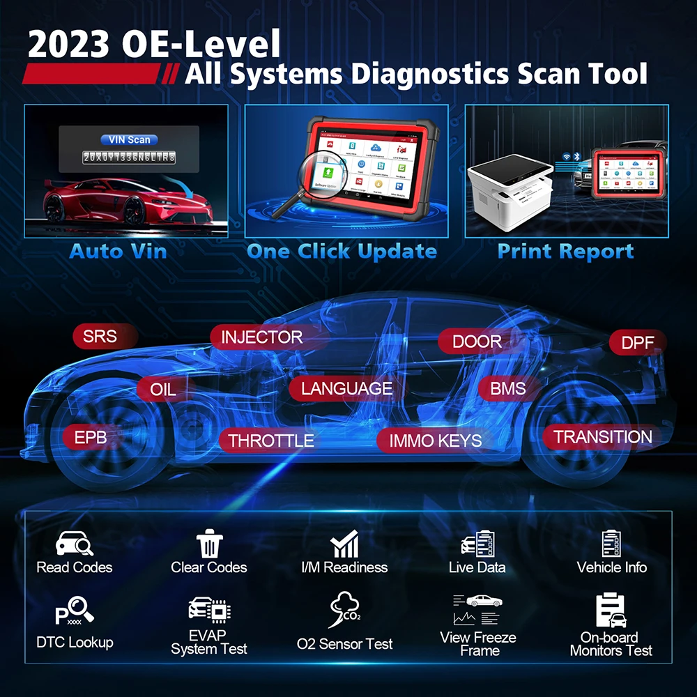 LAUNCH X431 IMMO Plus X-PROG 3 Key Programmer Car OBD2 Diagnostic Tools IMMO Anti-Theft Programming 39 Reset PK immo eli