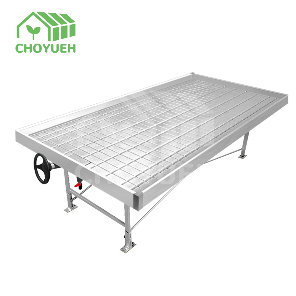 2mm Commercial Greenhouse Benches Metal Greenhouse Tables Anodized
