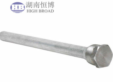 Electric Water Heater Anode Rod / ASTM Aluminum Anode Rod 9-1/2"