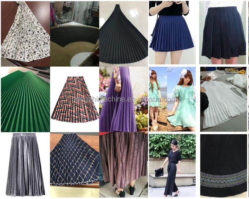 Multifunction Textile Cloth Pleater Machine Computerized Skirt Fabric Ribbon Pleating Machine