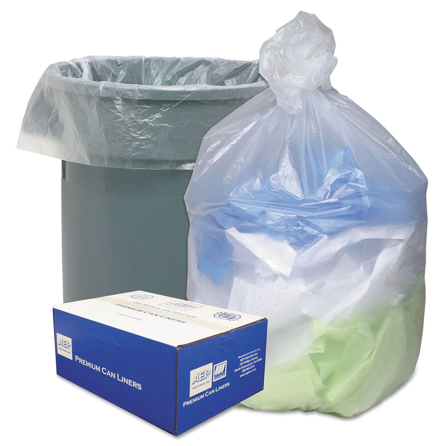120L Black Star Seal Bags Trash Bag Can Liner Heavy Duty