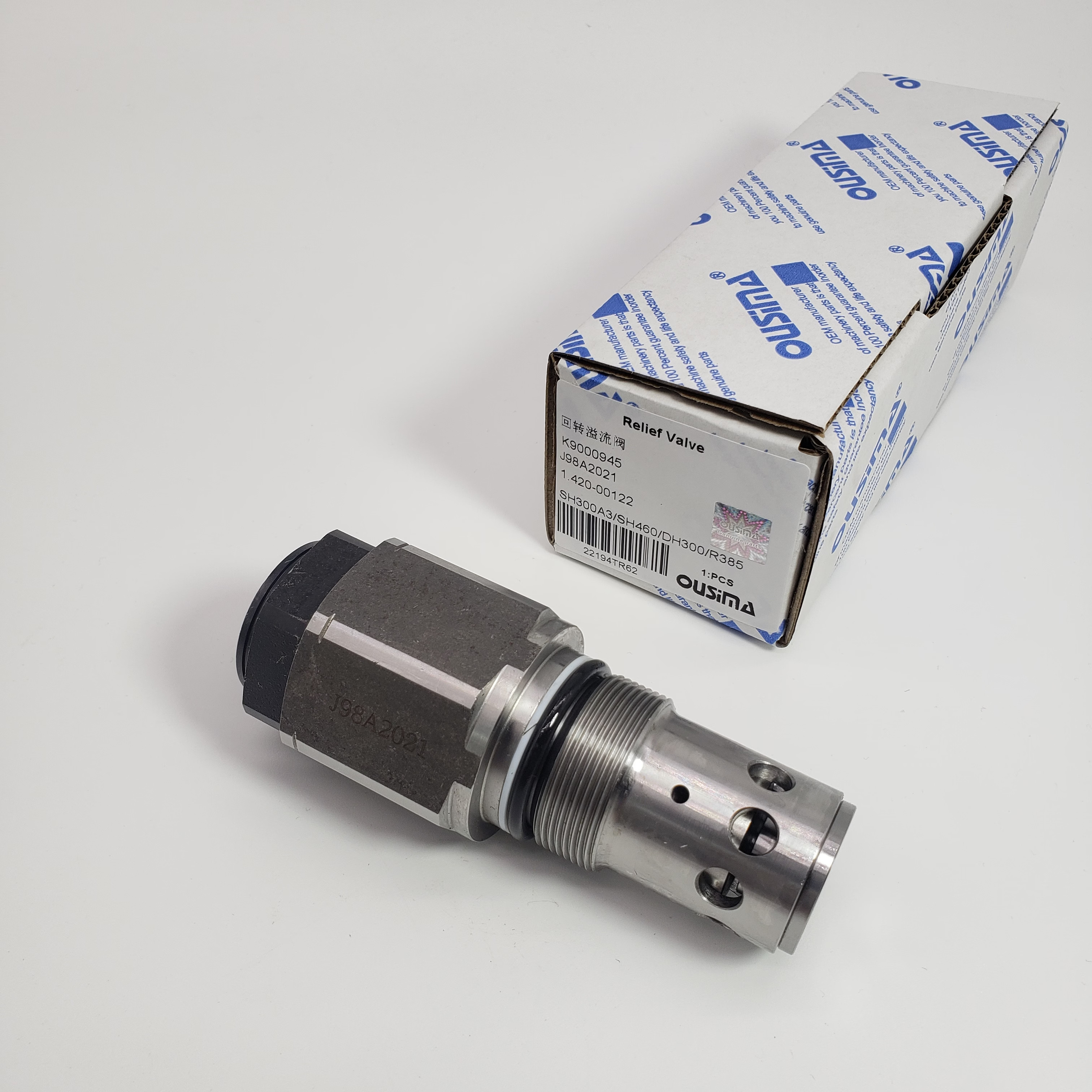 K9000945 J98A2021 1.420-00122 Relief Valve For DOOSAN DX300 S300 DH300 DH370-7 SUMITOMO SH300A3 SH460