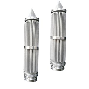 Washable 316L/304 SS Pleated Filter Element For High Temperature Fluid