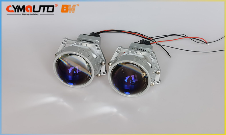 Universal 65W 3.0 Inch Bi LED Car Projector Lens 6500K Customized
