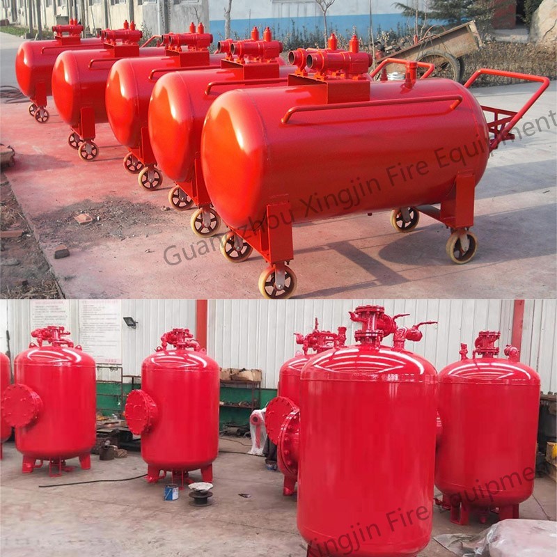 TUV 0.6-1.6Mpa Carbon Steel Red Fire Fighting Foam Suppression System SGS ISO Certified