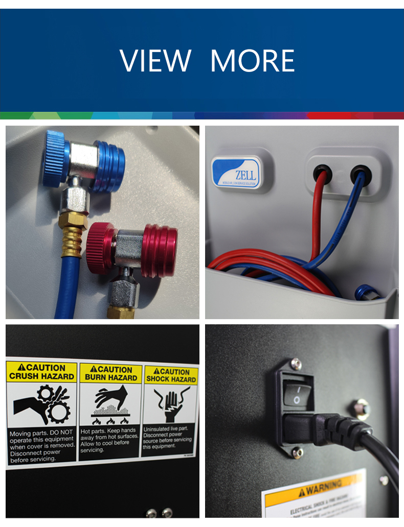 AC1800-F Refrigerant r134a Car AC Filling Machine for Flush Rechage Reclying