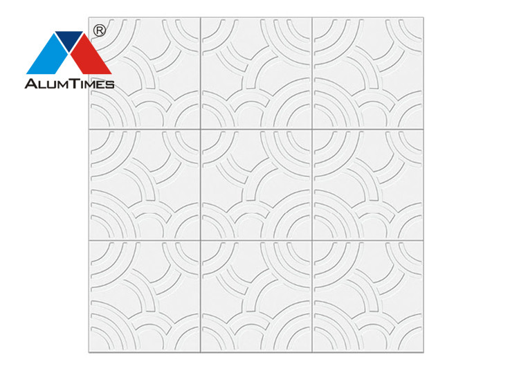 800×800mm Aluminium Perforated Ceiling With 0.7mm Thickness Beveled Edge