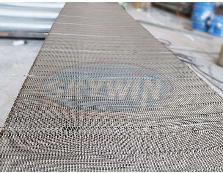 304/316 Stainless Steel Furnace Belt Food Machinery Wire Mesh Belt