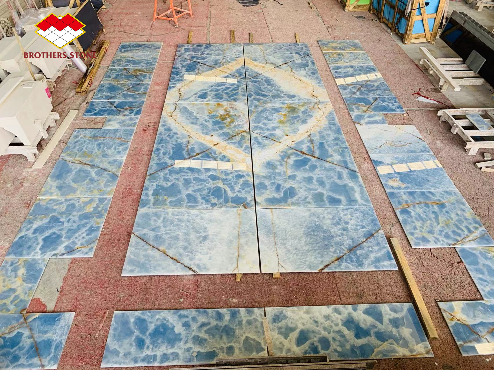 MOHS 6-7 Hardness White Marble Look Porcelain Tile Stairs with Customized Design
