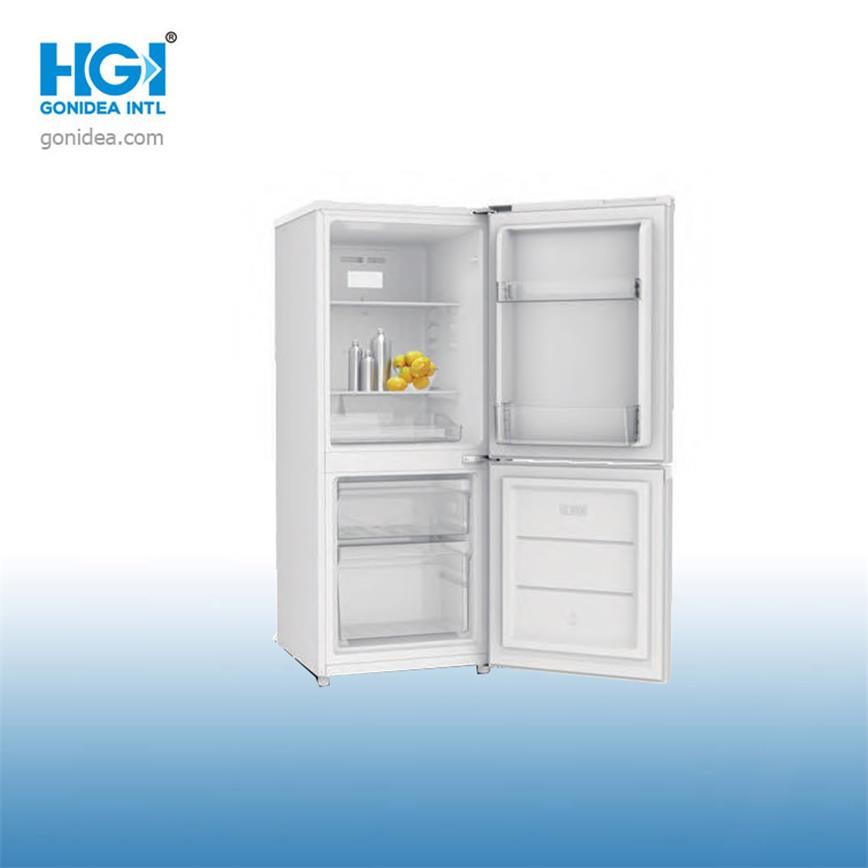 Build In LED Double Door Bottom Freezer With Drawers