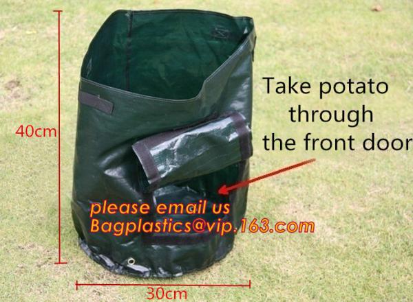 5-Pack 7 10 Gallon Grow Bags Aeration Fabric Pots With Handle Felt Plant Growing