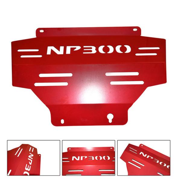 4X4 Steel Under Guard Truck Skid Plate For Nissan Navara Red Engine Protecting