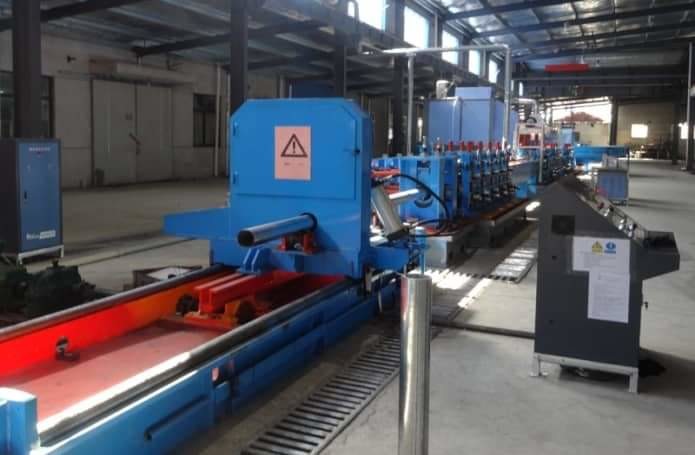 Gas Transportation ERW Pipe Mill Machine Easy Maintenance PLC Controlled