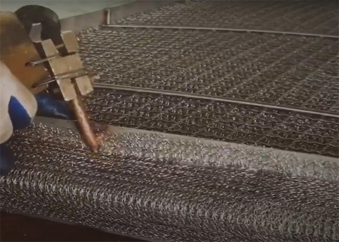 Monel 400 Mesh Pad Demister For Efficient Separator Customized Thickness