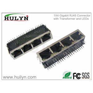  RJ45 with transformer RJ45 JACK 1x4 Gigabit Manufactures