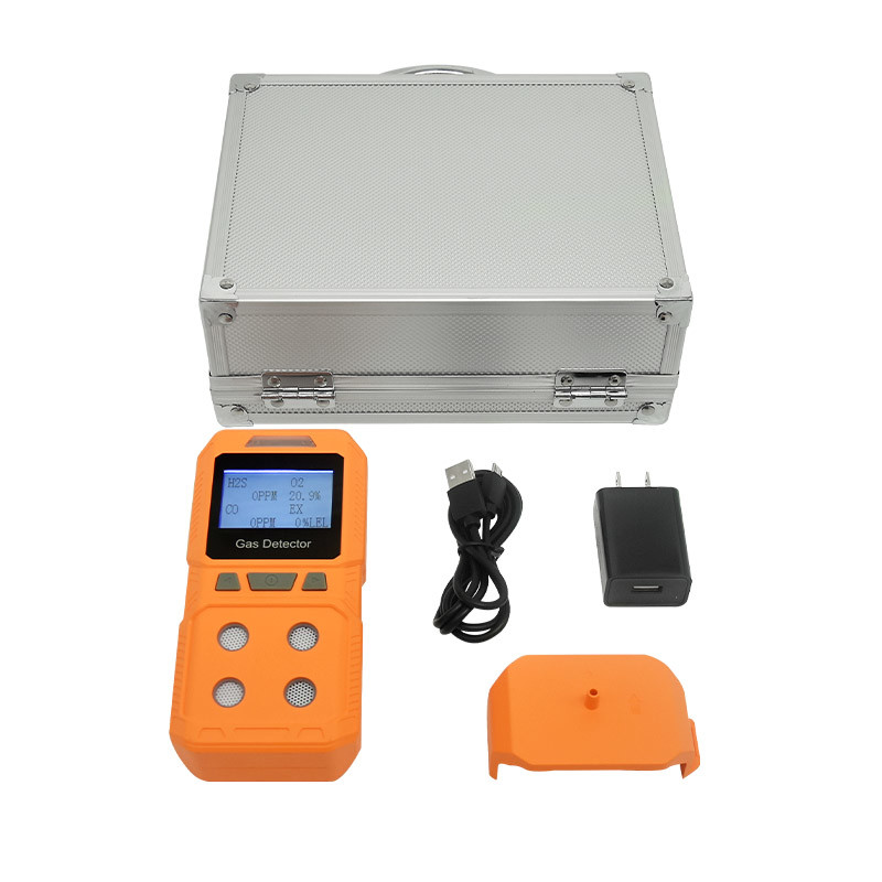 Oxygen, combustible, hydrogen sulfide, carbon monoxide four-in-one gas detector