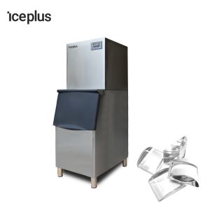 Large Capacity Crescent Shape Ice Machine Separated Main Part Ice Bin