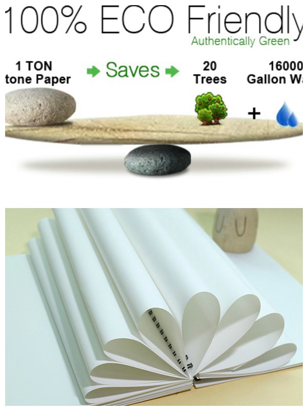 white stone paper 