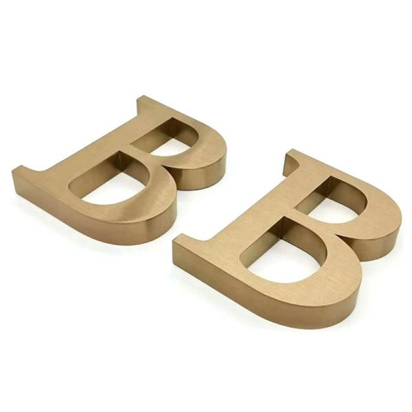 Outdoor Custom Store Advertising 3D Logo Letter Sign for Free Standing Metal