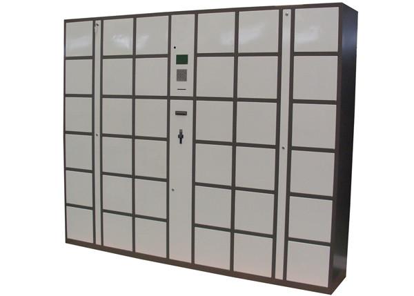 Steel Electronic Luggage Lockers Box Station with 36 Doors Large Size Smart