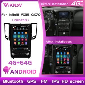 For 2012-2019 Infiniti FX35 QX70 12.1 Inch 8 Core Stereo Android GPS Navigation
